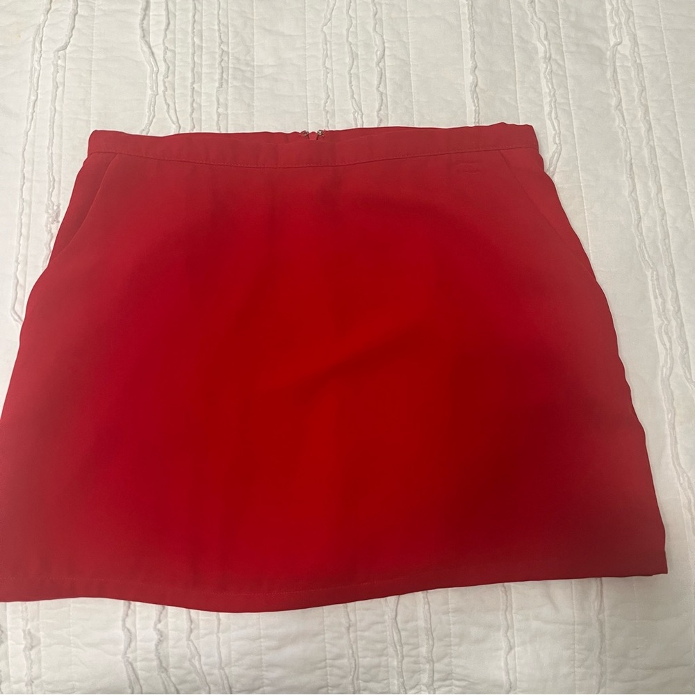Forever 21 red skirt